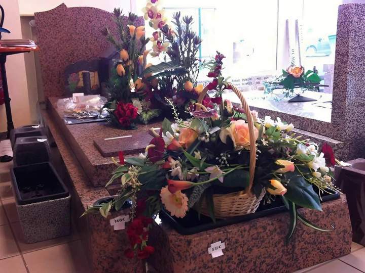 Vente de fleurs funéraires Riom